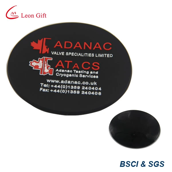 Custom Logo Soft PVC Cup Mat Coaster Placemat