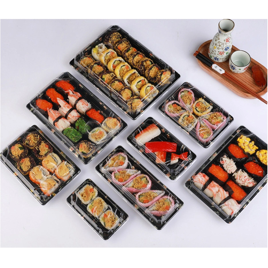 Sushi Storage Packaging Box Display Plastic Food Trays