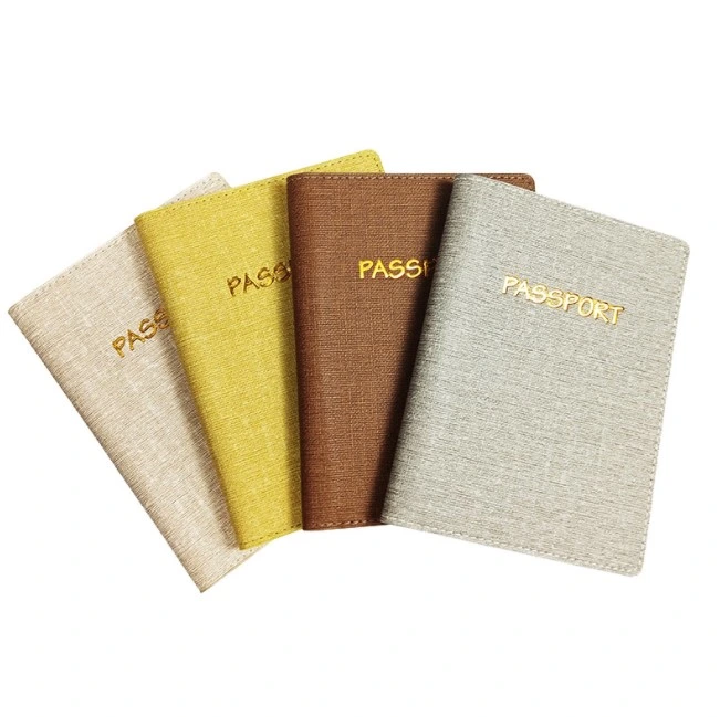 New Hot Stamping Multi-Function Document Storage PU Material Travel Passport Cover Passport Holder