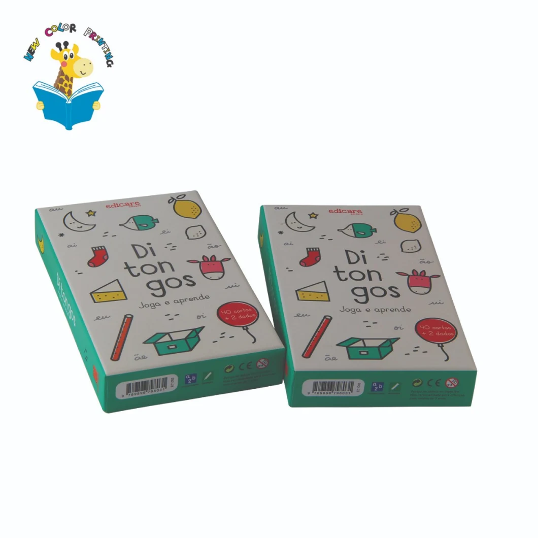 Dominoes Cards Box Set with Brochure Hardcover Boxes for Kids