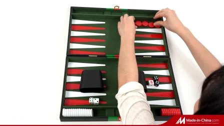 High-Grade Velvet Backgammon Set, Custom Backgammon Board Oriental Backgammon