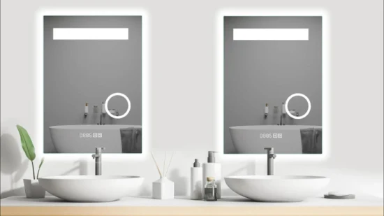 Wholesale Bathroom Furniture Home Wall Hung Bathroom Vanity Mirror LED Smart Mirror Makeup Mirror