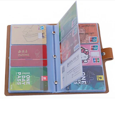 Hot Selling PU Business Card Holder and ID Card Badge Holder, Custom Amazon Ebay Hot Sale Case Cover Passport Credit Card Holder