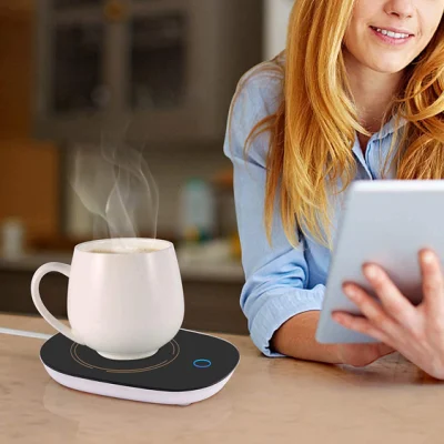 Coffee Mug Warmer, Candle Warmer Plate with Intelligent Auto on/off Gravity Sensing Mug Heater Mat for Desk, Office, Home, Milk, Tea, Chocol