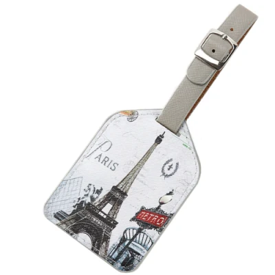 New Fashion Hipster PU Leather Luggage Bag Tag Boarding Pass