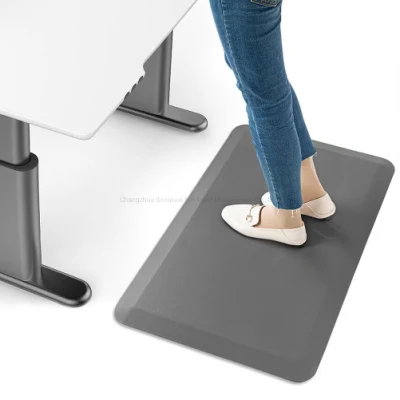 19mm Thickness 50X80cm Size PU Anti-Fatigue Mat for Height Adjustable Desk