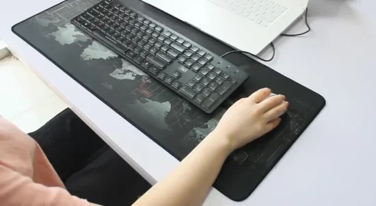 World Map Large Size Extended Professional Smooth Custom Amazon Hot Rubber Keyboard Mouse Pads Rubber Gaming Mouse Pad Wholesale